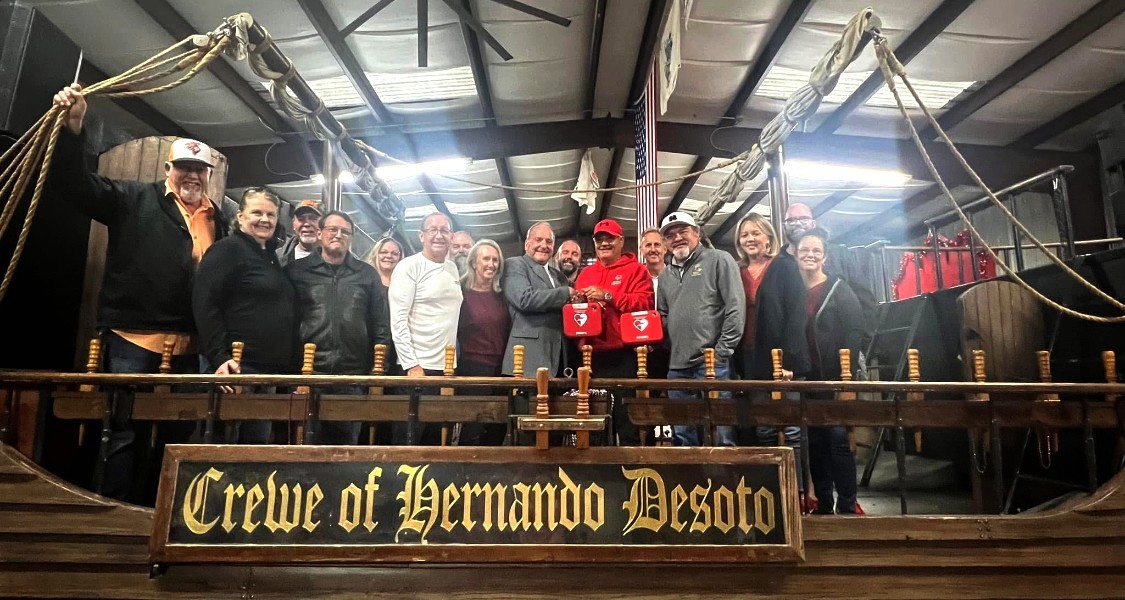 AED Donation to Crewe of Hernando Desoto