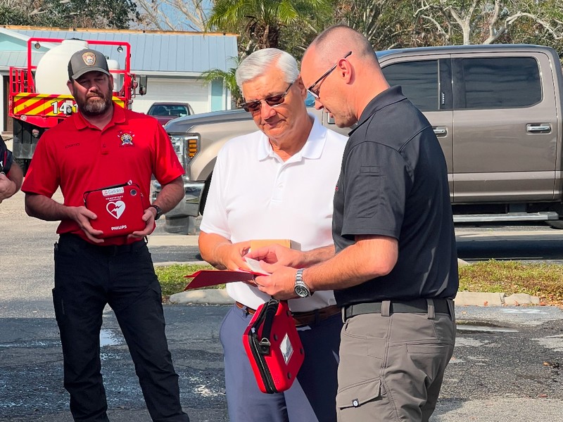 Donation to North River Fire Department