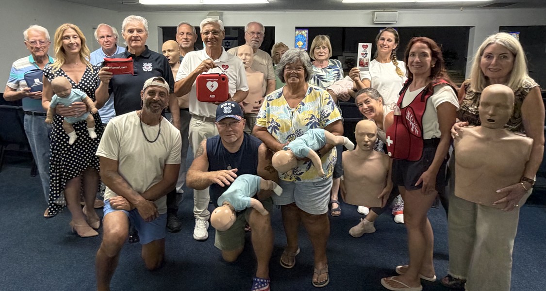 CPR Class hosted by the Anna Maria Island Power Squadron and USCG Auxiliary Flotilla 81